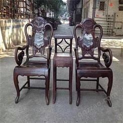 上海闵行区老家具回收市场 大红酸枝红木家具收购