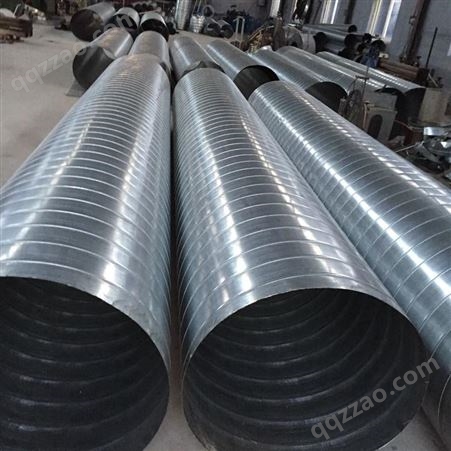 青岛威尔森专业生产济宁管道螺旋风管不锈钢螺旋风管厂家