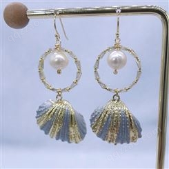 天然珍珠首饰品品牌 首饰工厂 贝壳饰品批发市场