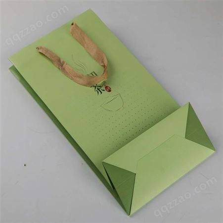 paper bag礼品袋礼品茶叶服装店白卡纸100个制作印刷纸袋手提袋