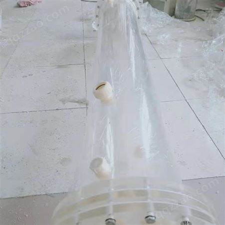 水处理离子交换柱 混床树脂有机玻璃柱 500*2000mm 高纯水混床柱