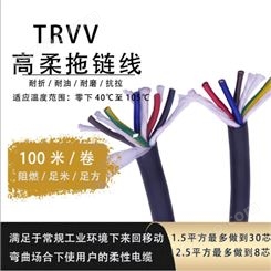高柔屏蔽线TRVVP 柔性伺服电缆