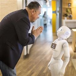 天津本地智能机器人租赁天租酒店迎宾机器人