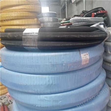 厂家生产夹布胶管 工程机械低压油管 黑色输水胶管夹线蒸汽橡胶管