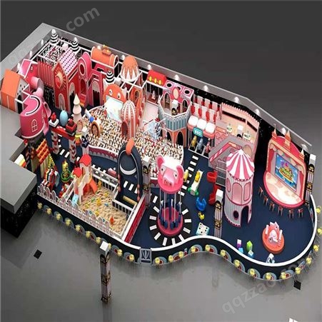 贵州500方淘气堡设备 儿童室内游乐场淘气堡组合滑梯球池 使用方法 康查驰