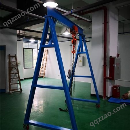 广州龙门架厂家 移动式龙门吊架订做 起吊2吨的手拉式龙门吊架