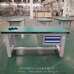 不锈钢复合板工作台 重型可移动工作台生产厂 带挂板吊柜工作台