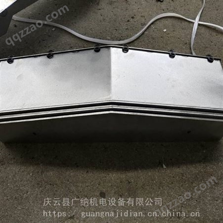 广纳850不锈钢防护罩 屋脊形钢板防护罩设计定制