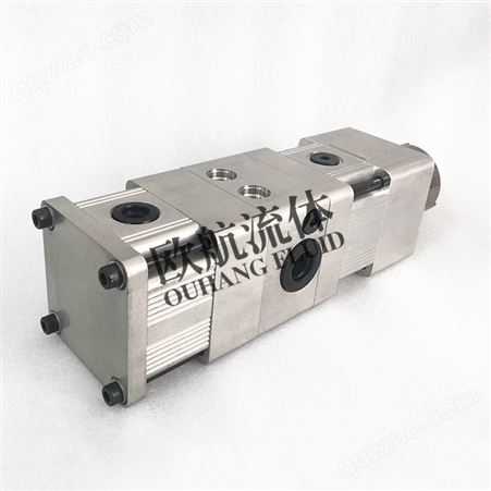 精密伺服齿轮泵P04099-001双联液压齿轮泵