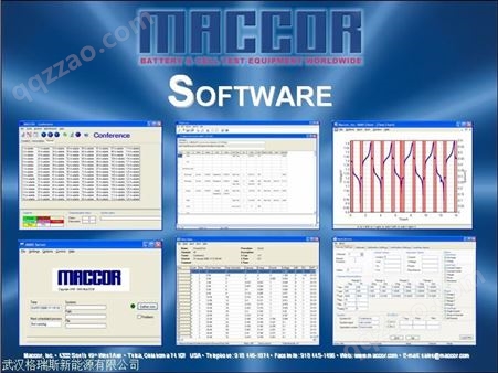 进口电池测试设备   MACCOR MC8   8通道高精度电池测试仪
