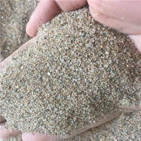 厂家批发云母沙 砂浆用沙  建筑沙20到70目云母砂