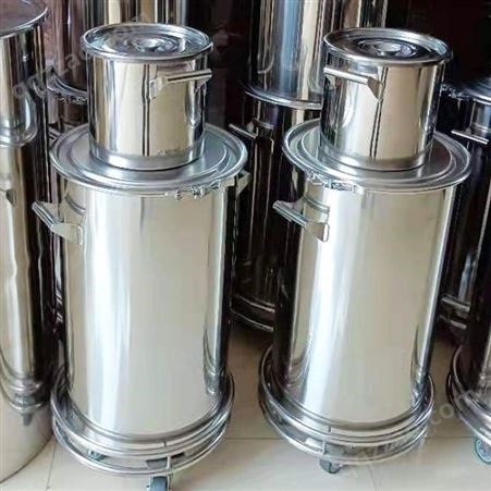 广州方联不锈钢发酵桶圆形可密封不锈钢油桶支持定制食品级不锈钢水桶304材质