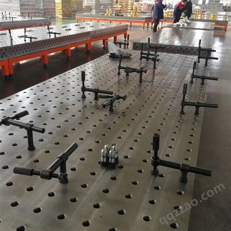 铸铁柔性焊接平台 工装夹具平台平板  工装焊接平台 