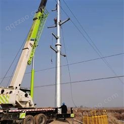森瑞达35kv电力钢管杆 输电线路钢管塔
