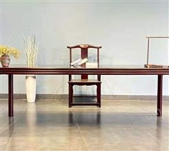 血檀（非洲小叶紫檀）古典中式案子/供桌书桌写字台画案两件套218*89*80