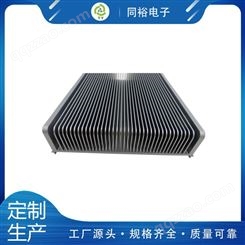 广东同裕铝制散热片 电子设备铝散热外壳加工 定制开模铝挤散热器