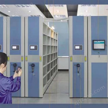 储物智能密集架 豪华型密集柜 定制三级两轴传动装置 摇动平稳