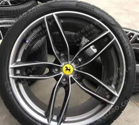F430轮毂 458 488 599 加州 轮胎 钢圈 轮毂盖 原装拆车件改装升级