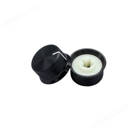 厂家35*12黑色铝合金旋钮帽 电位器旋钮 阳极氧化X69