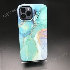 亚马逊款iPhone12大理石手机壳 IMD手机外壳苹果手机创意图案