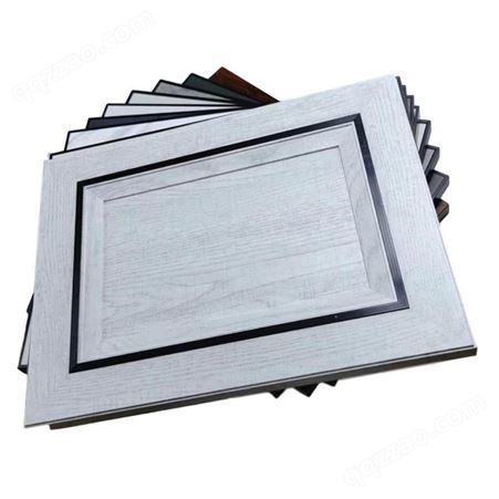 铝唯全铝饰面板定制衣柜门板 橱柜仿实木门板 全铝带框橱柜门