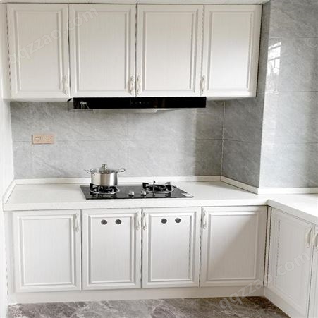铝唯免漆全铝橱柜 量尺设计安装一站式整体厨房收纳柜定制