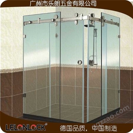 乐朗D系列淋浴房标准配置浴室配件不锈钢门五金推拉门配件
