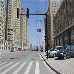 新世纪 批发交通信号灯杆厂家 交通标志杆 道路监控杆 八棱监控杆 监控杆