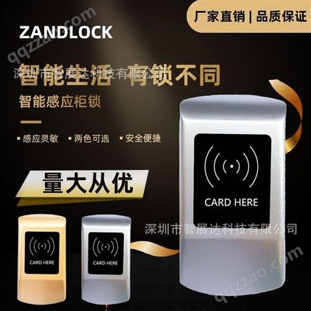 工厂直销ZANDLOCK品牌更衣柜锁桑拿锁感应磁卡锁可定制LOGO