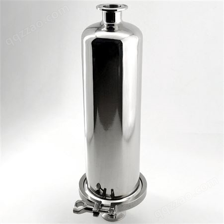 不锈钢卫生级管道过滤器 304快装筒式过滤器 家用自来水净水器