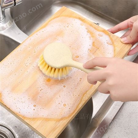 真佳湘 厨房用带手柄刷子 清洁刷子 洗碗池清洁器 带手柄洗碗池清洁刷