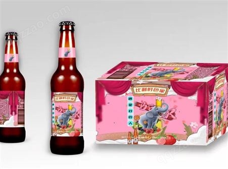 比利时红粉象 24瓶装330ml 国产精酿啤酒