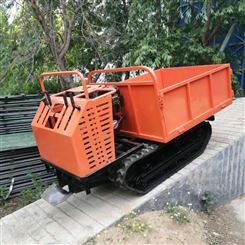 圣科sk1吨手扶履带式运输车全地形履带车适用于稻田河道山路