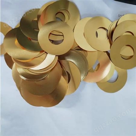 钰品诺黄铜圆片0.03毫米厚 1mmH62铜板加工切割 铜介子 黄铜套