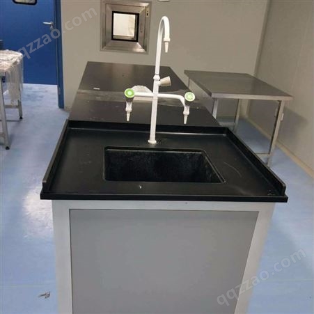 四川定制实验家具   洗涤池 钢木结构  三口水龙头  天平台