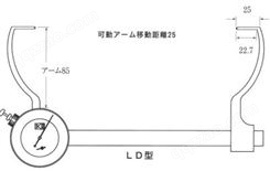 日本KASEDA卡规LE-2 LF-2 LD-2 LYD-2测量范围60-200mm