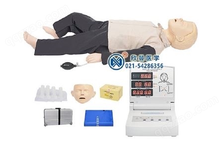 高级全自动电脑心肺复苏模拟人 CPR人体模型带实战考核功能