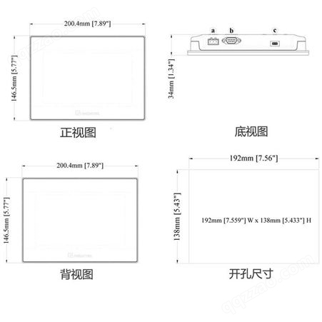 威纶通中国台湾WEINVIEW触摸屏现货7寸人机界面HMI型号TK6071iP