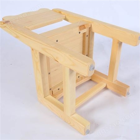 幼儿园区座椅 全实木椅子 小凳子板凳 早教中心实木餐桌椅