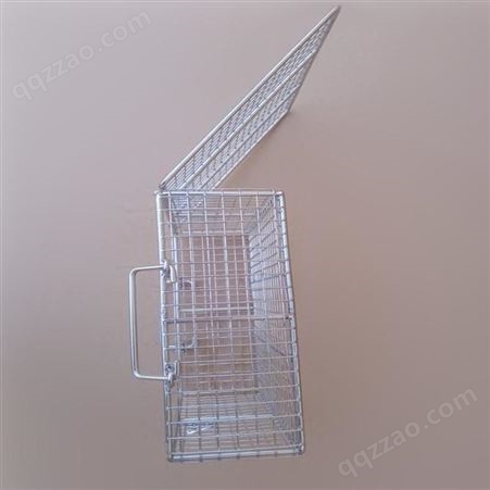 卓莱定制长方形带盖不锈钢网筐 304耐高温灭菌网篮