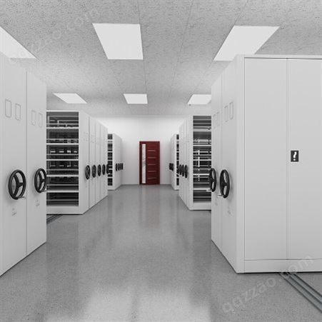手动电动智能移动密集架 档案室智能移动密集柜