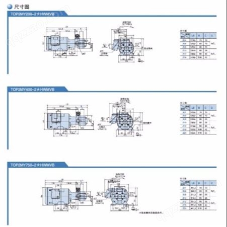 NOP油泵配电机TOP-2MY200-216HWMVB 日本NOP油泵品质保障直销