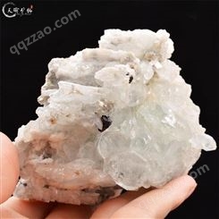 海蓝宝石 天然水晶原石石头摆件 矿物晶体矿石标本奇石托帕石彩宝