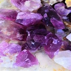供应萤石块原矿石 工艺品萤石颗粒 绿色 紫色水晶碎石