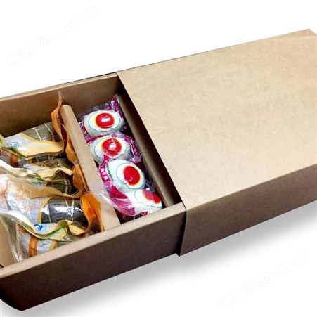 无锡顺和包装盒定做厂家 精品纸牛皮纸粽子包装纸盒