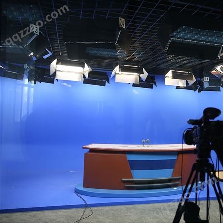虚拟抠像演播室 电视新闻节目制作室搭建 真三维虚拟演播室