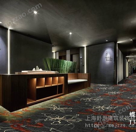 华仁酒店定制地毯客房宴会厅满铺印花会所地毯