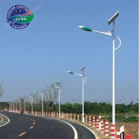 宇泉太阳能路灯杆厂销  道路6米太阳能路灯 农村太阳能一体路灯可定制