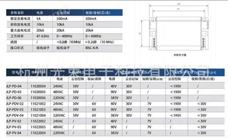 北京爱劳信号浪涌保护器电源网络二合一防雷器JLP-PD-08，原装SPD，厂家销售