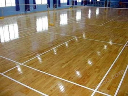枫桦木运动木地板 专业木生产 AB级室内羽毛球馆地板